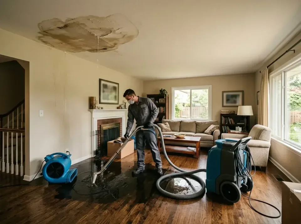 attic-pipe-burst-ceiling-drip-008 — frequently asked questions, Water Damage Restoration & Carpet Care in Valley Park, MO